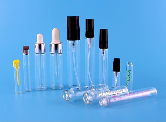 Tubular glass bottles